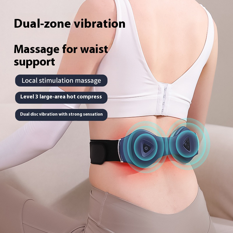Cross-Border Massage Waist Massager, New Model for Fat Reduction and Relieving Waist Pain
