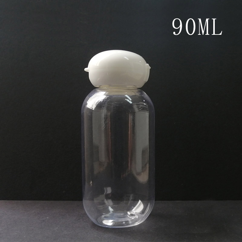 厂家批发90ml塑料瓶 pet化妆品水乳瓶 液体分装瓶 洗手液乳液瓶