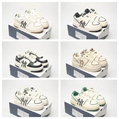 Putian Pure Original mlb Shoes Low-top Torre Shoes Women's Shoes NY Big Standard Yankees Senior High-height Shoes 6CM Couple Shoes