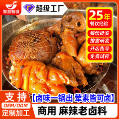 聚慧餐调五香辣卤川味老卤料包商用黑鸭卤煲鸭货隆江猪脚卤水酱汁