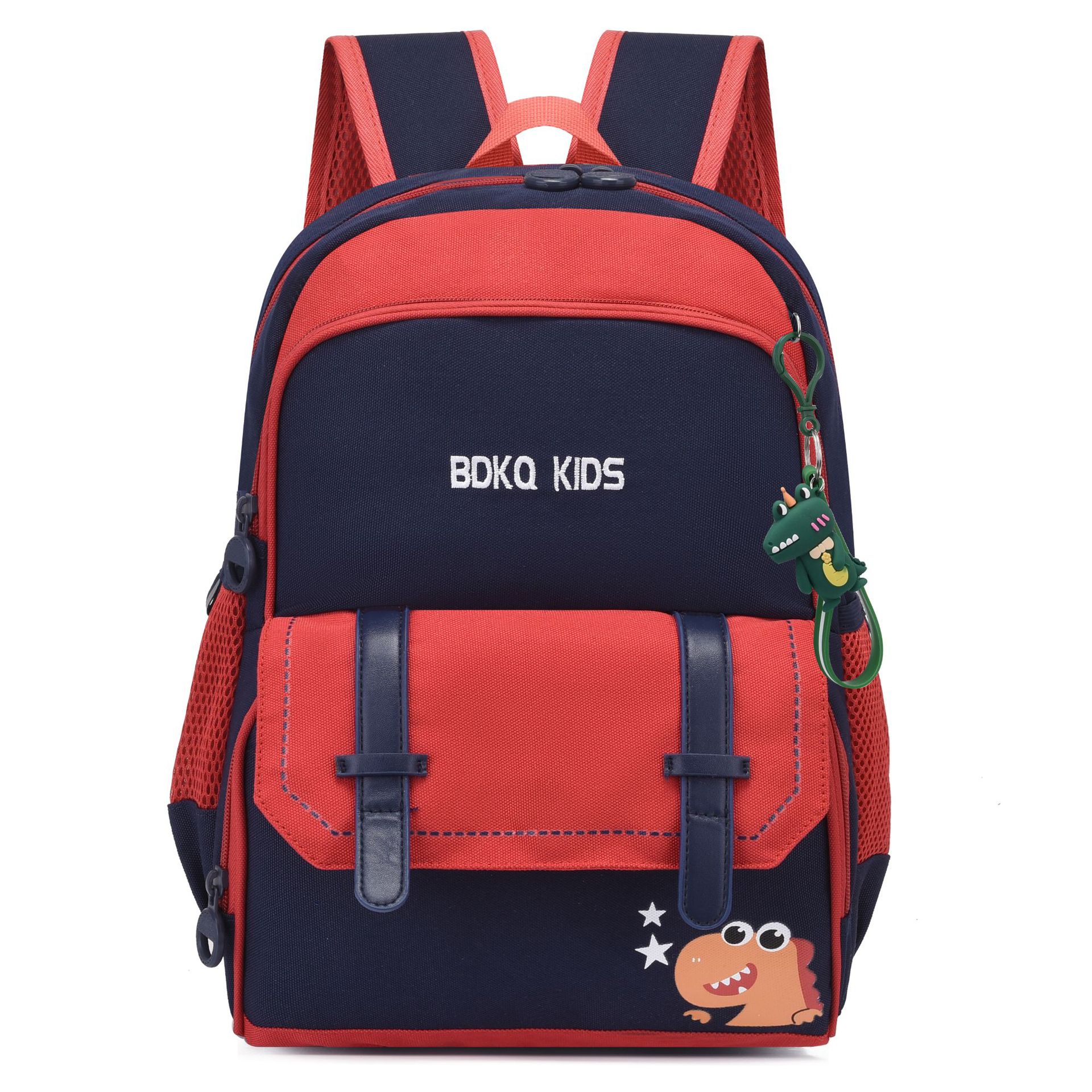Mochila de gran capacidad para estudiantes de primaria mochila reductora de carga para niños y niñas de grado 1 y grado 2 mochila de comercio exterior jardín de infantes gran clase espalda