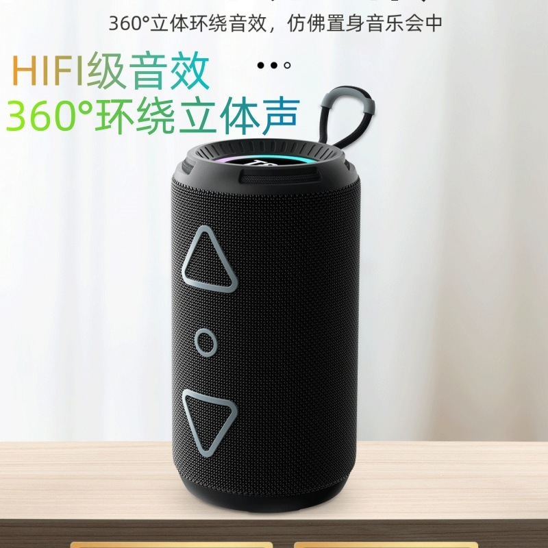 新しいrgbライト円柱ギフト重低音tg656 bluetoothスピーカー屋外スポーツサブウーファー携帯オーディオ|undefined