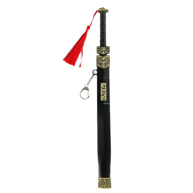 新款30公分中国古剑带穗兵器迷你武器古剑奇谭刀剑玩具工艺品批发|undefined
