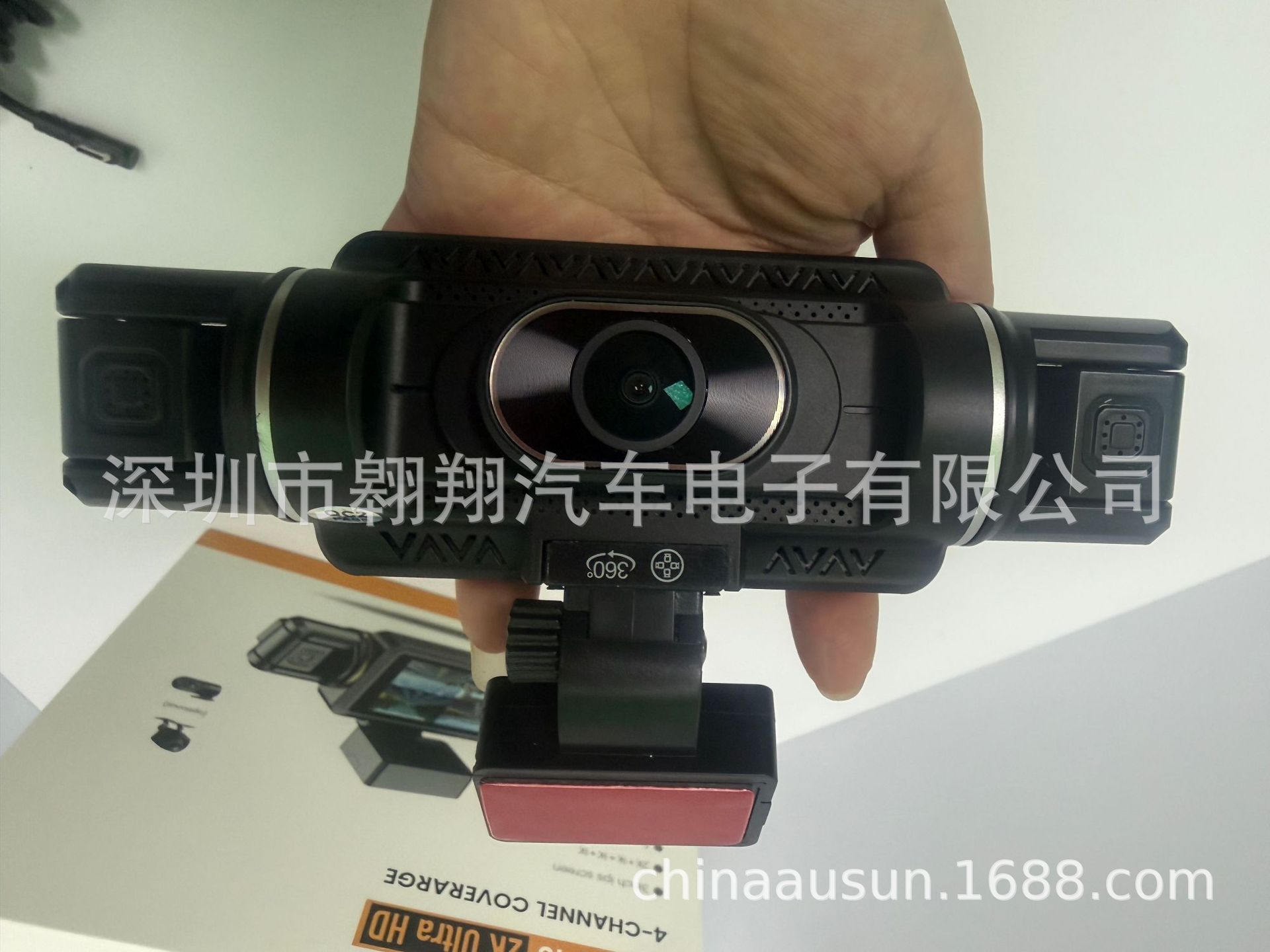 Cross-Border 4g Dashcam with Wifi, Four-Channel Recording, 24-Hour Remote Monitoring, Gps Positioning, Bsd Blind Spot Monitoring, Foreign Trade