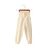 Children's trousers, umbilical bandage, leggings for boys, knee pads, thermal underwear, high waist, increased thickness