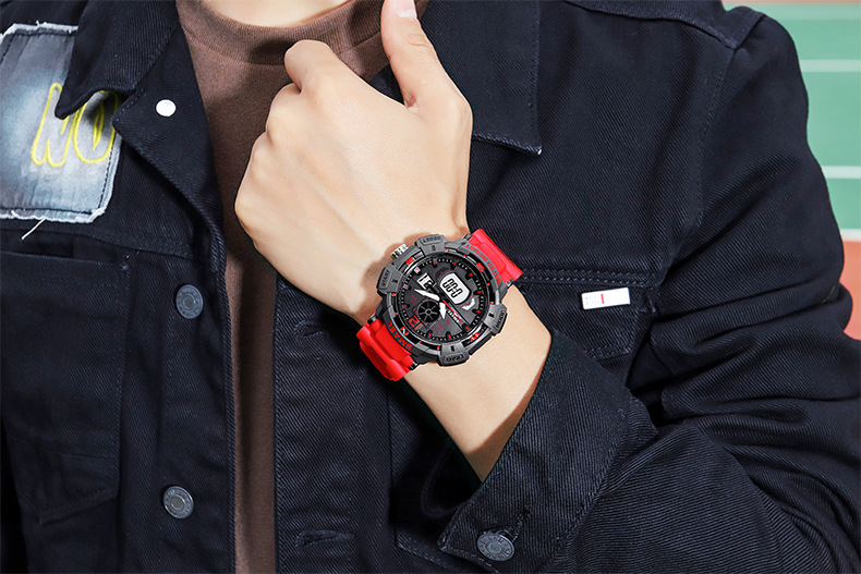 2023 Nieuwe Hot SMAEL Cool Schokbestendig Multifunctioneel Waterdicht Sport Dual Display Elektronisch Quartz Horloge_voghion.com