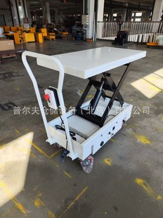 in stock semi-electric lifting platform car manual pedal hydraulic hand push mobile scissor type mold handling car