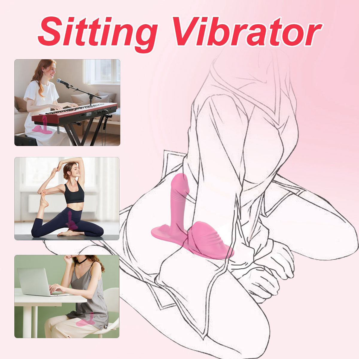 App Remote Control Vibrating Anal Plug with Suction and Tongue-Like Motion — detail image 11