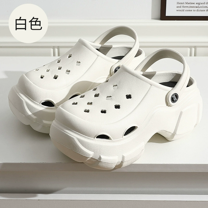 Slippers Platform Sandals, 8 cm Thick Sole, Summer Beach Clogs, Sizes 34–41