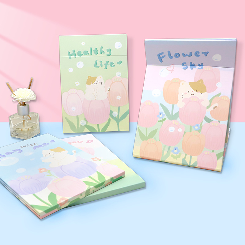 Espejo de papel plegable de escritorio de pie estudiante ins dormitorio espejo portátil al por mayor 132*188 lindo espejo de maquillaje