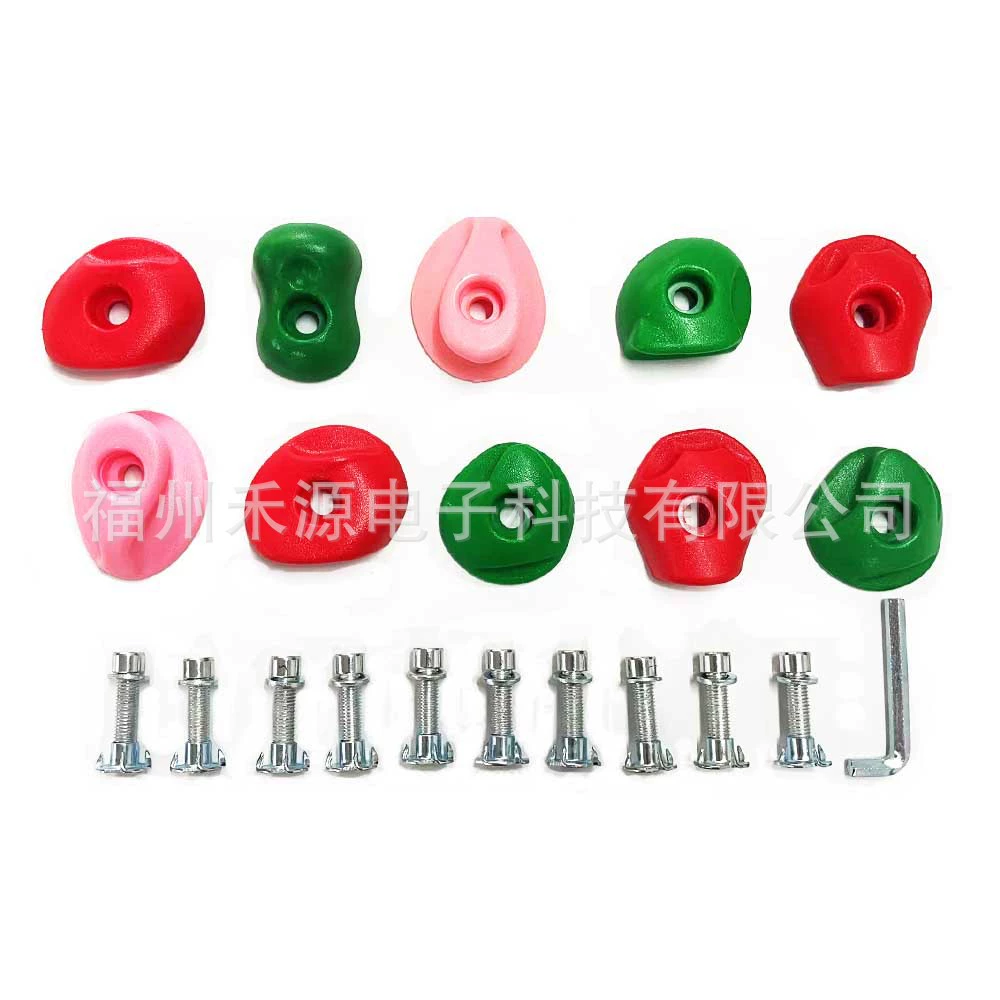 Прямая оптовая продажа с фабрики пластиковый камень Сенсорная тренировка скалолазание спорт скалолазание точка скалолазания стена скалолазание стержень 10