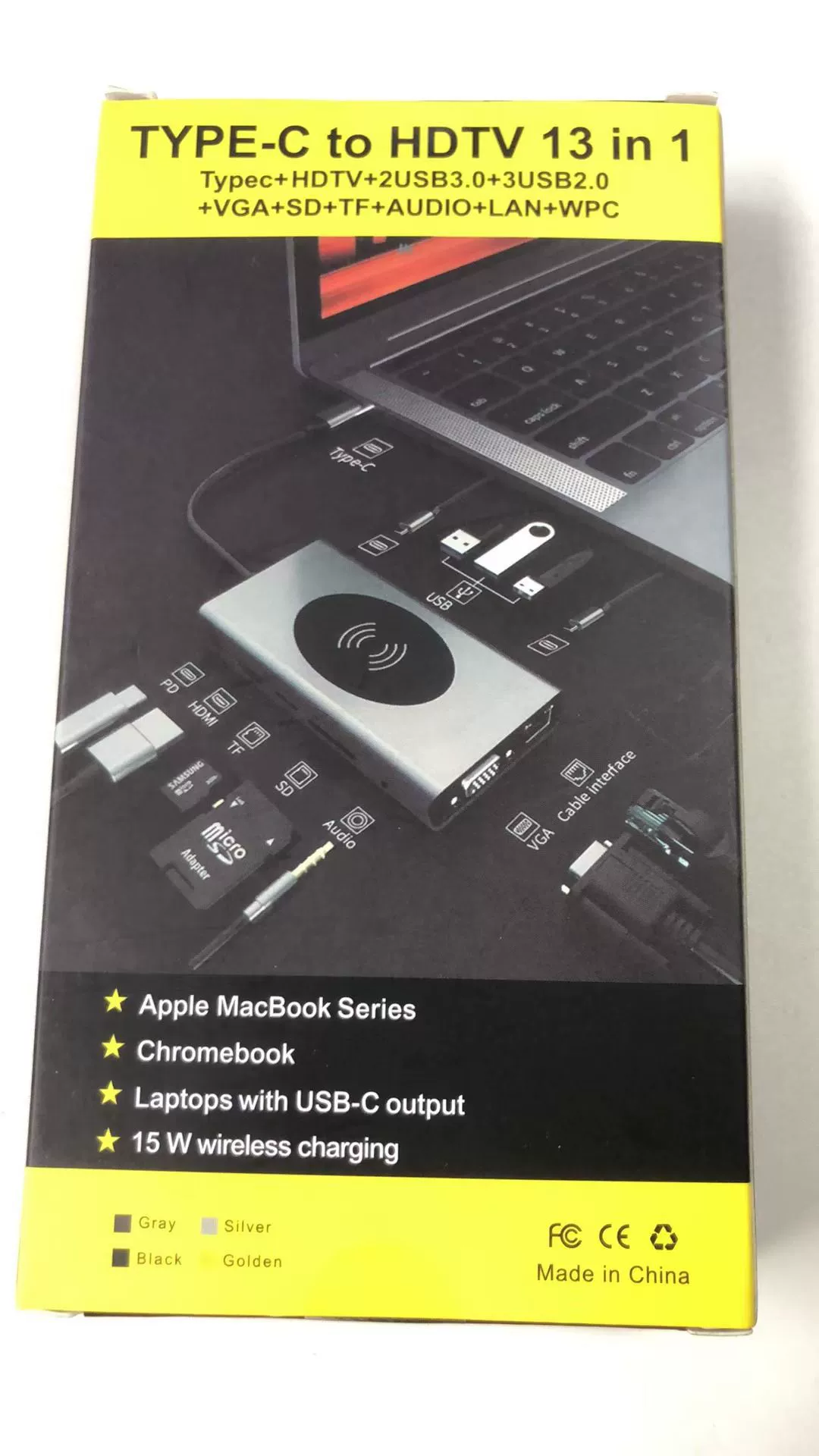 Встроенная(е) расширение для ноутбука Apple, hub, сетевой порт USB Type-C расширительная док-станция