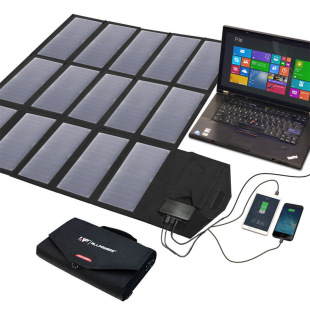 ALLPOWERS high power 100W laptop solar folding package 12V5V mobile phone solar charger