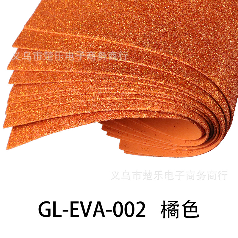 A4/A3/50x70 fábrica al por mayor Eva oro polvo esponja papel 2mm kindergarten DIY papel hecho a mano sin pegamento