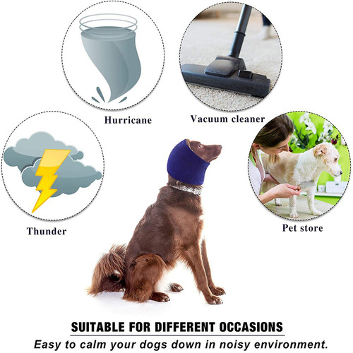 New Pet Ear Hood with Thickened Beauty Design, Warmth Insulation, Cold Protection, Non-Slip Elastic, Noise Reduction, Outdoors and Travel