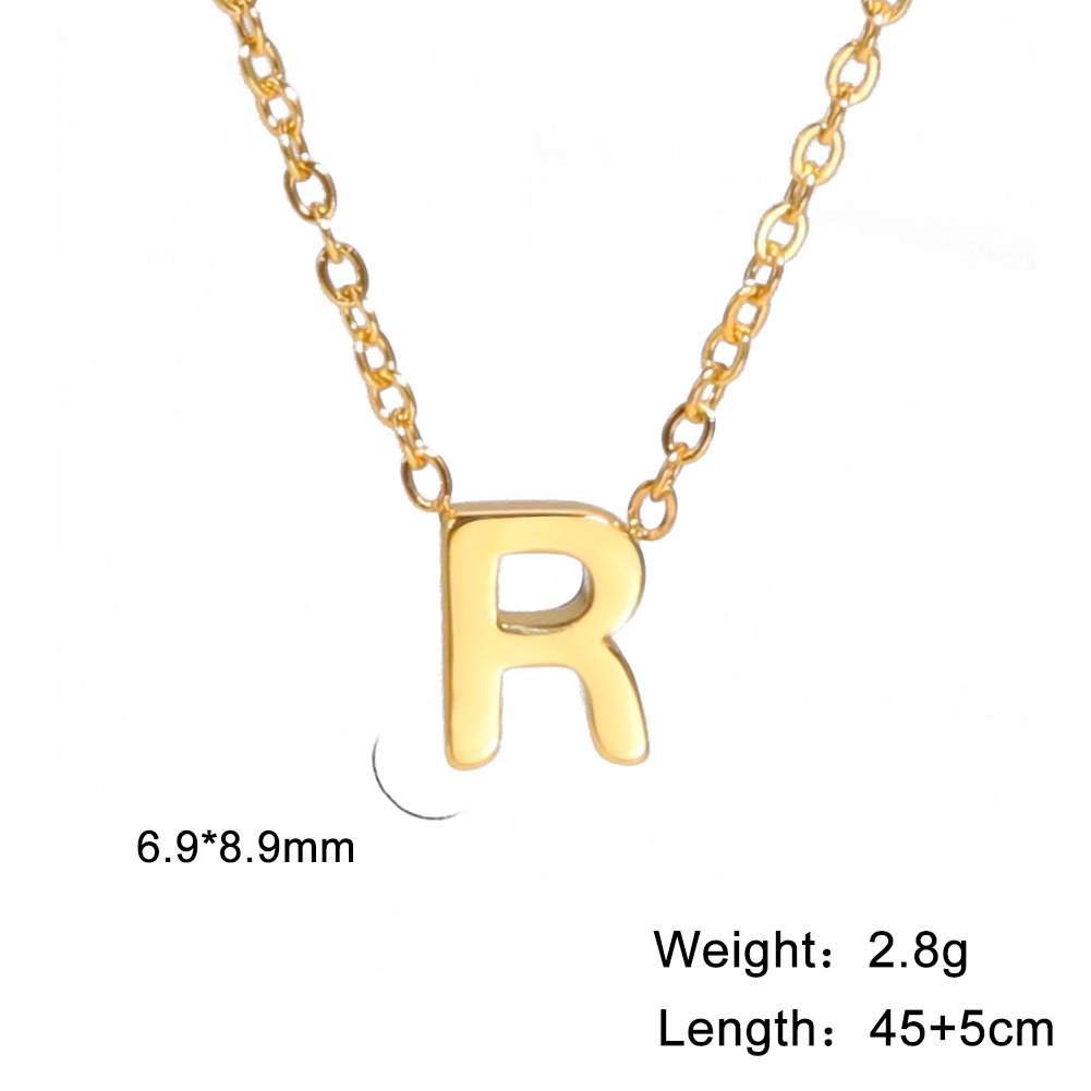 Golden, letter R