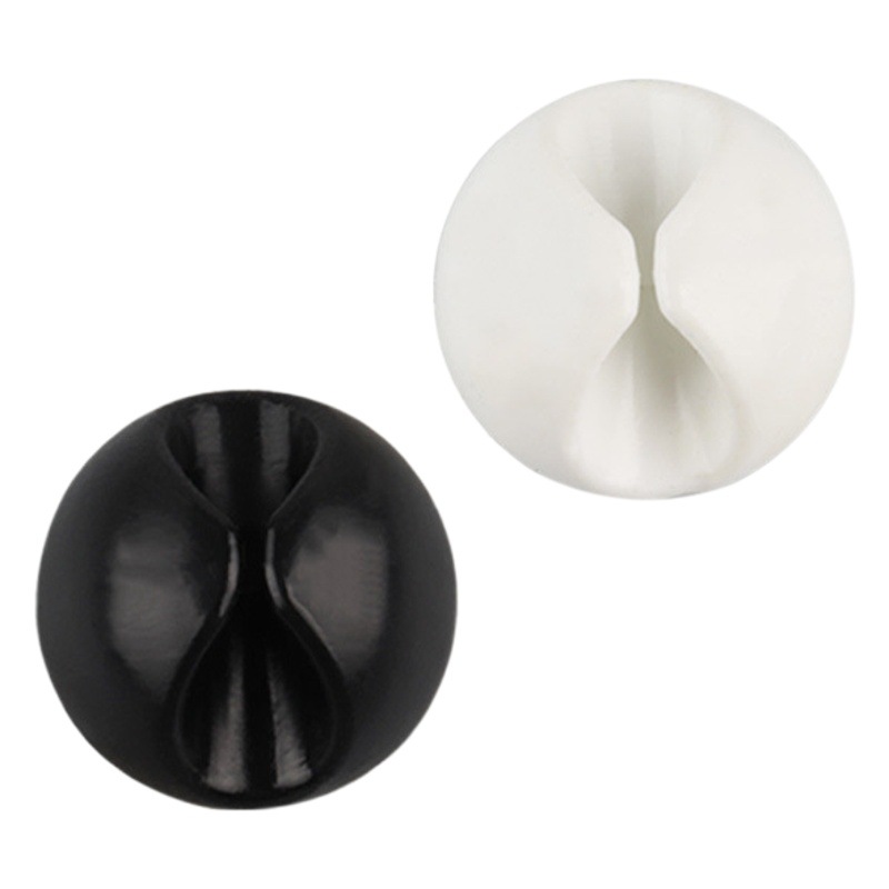 Auto-adhesivo de uñas sin costuras organizador de cable de datos de escritorio Cable de almacenamiento de cable titular de la devanadera del alambre del coche