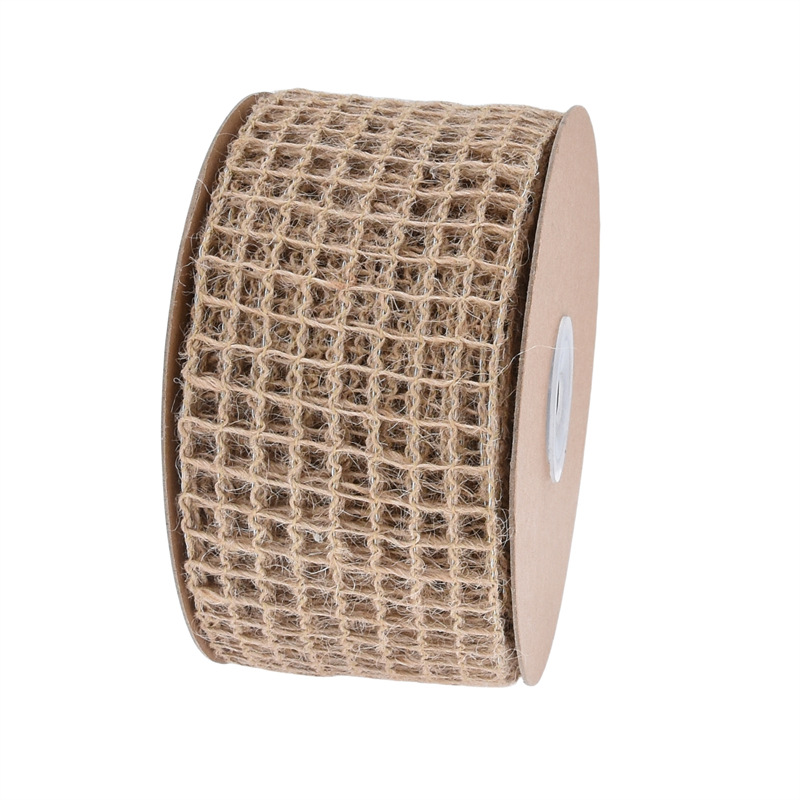 Amazon clásico natural jardinería hueco cinta de cáñamo Garland arco material red de pesca cinta de cáñamo 9 hilos de alambre de hierro