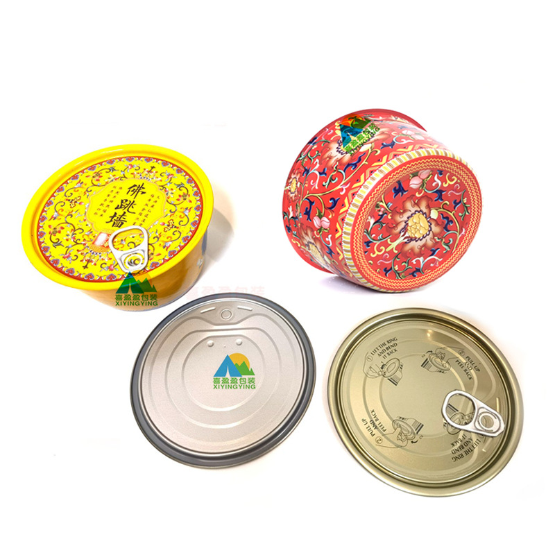 955#佛跳墙铁碗 300毫升食品级预制菜燕窝海参罐 401公版图案印刷