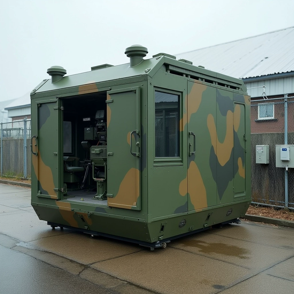 Кабина глобального пограничного патруля Nuojin, двухслойная броня + сертификация GJB для тепловизионного мониторинга