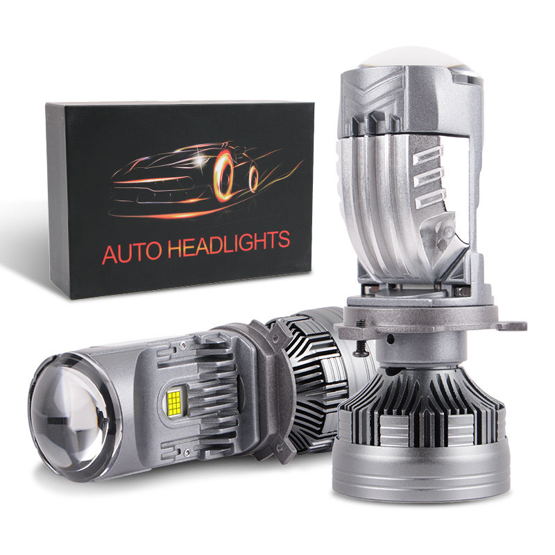 Motorcycle M01U Super Bright LED Lens Laser Matrix Headlight Modified
