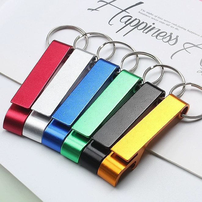 Creative keychain, metal bottle opener, creative gift