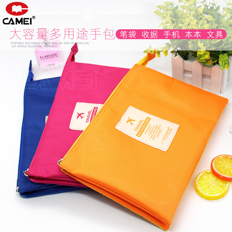 Multi-layer thickened storage bag large capacity three-layer cosmetic bag portable color zipper pocket canvas travel storage bag Multi-layer thickened storage bag large capacity three-layer cosmetic bag portable color zipper pocket canvas travel storage bag