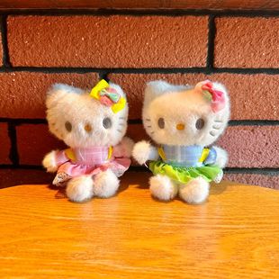 Japanese Cute Sanrio Dress Kt Pompompurin Kuromi Plush Toy Doll Bag Pendant Claw Machine