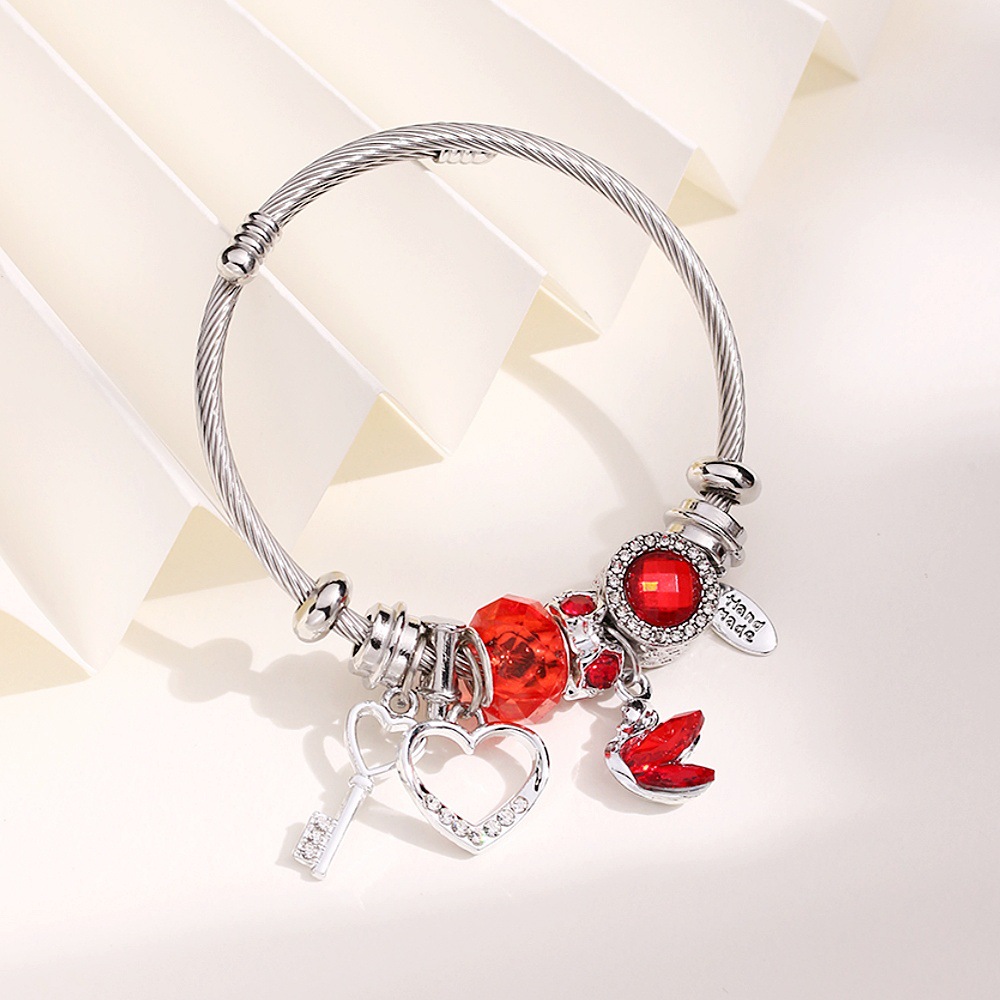 Pulsera de cisne rojo