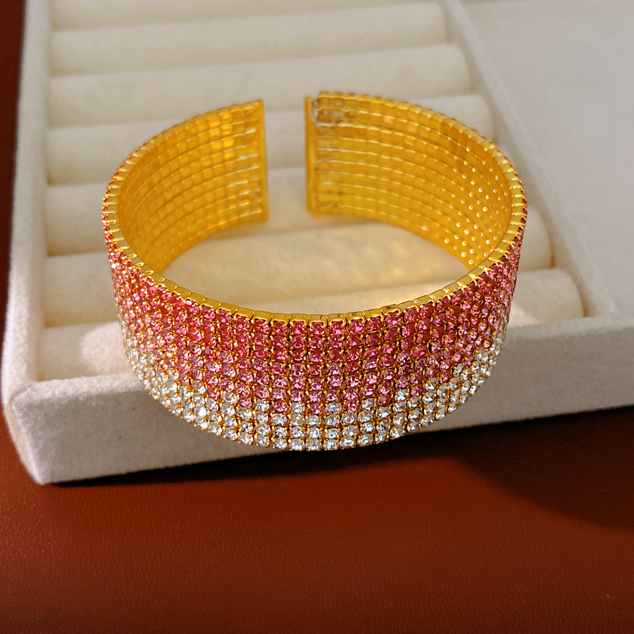 Pulsera - oro - Polvo - polvo claro - blanco