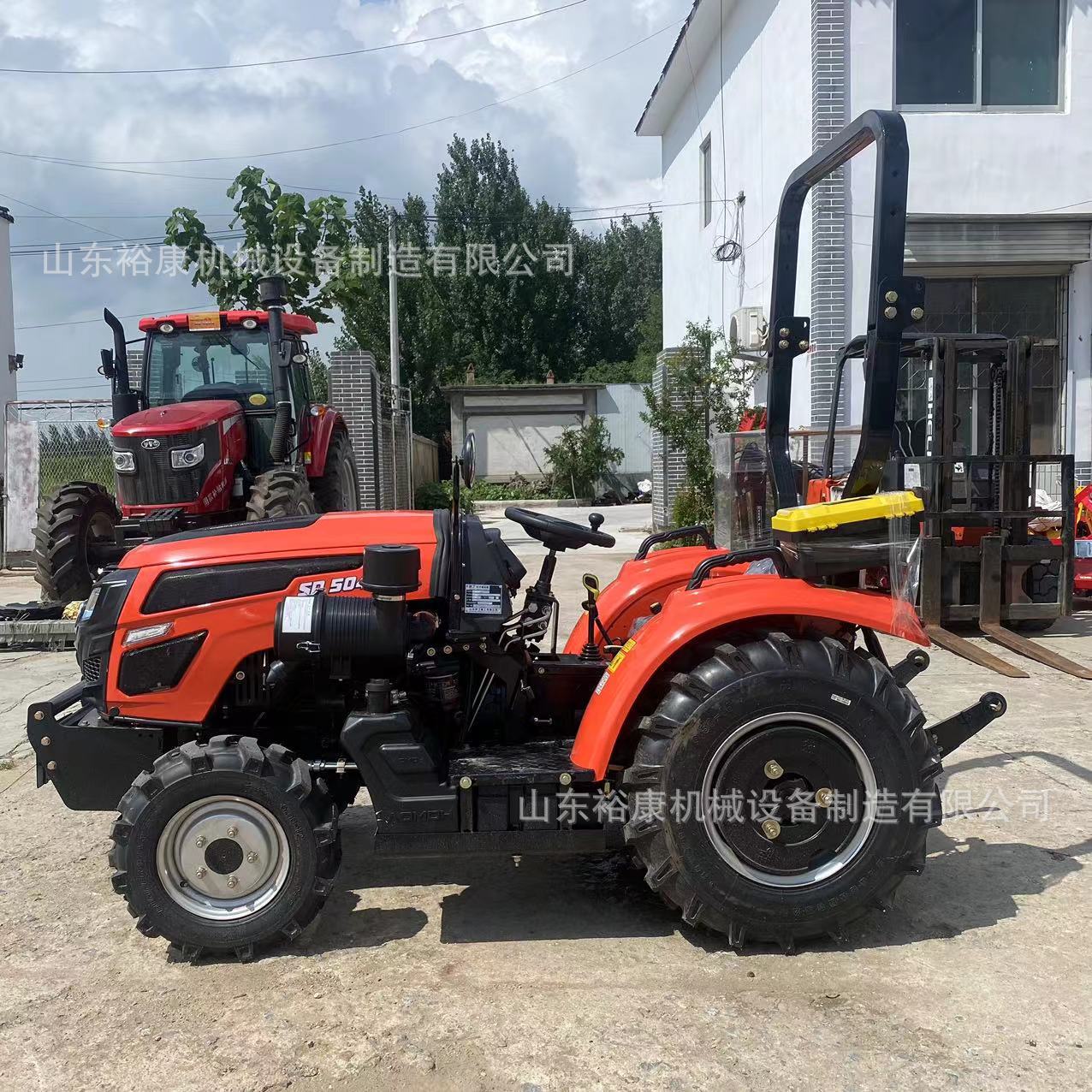 全新减补萨丁504(G4)农用四驱大棚王拖拉机50马力果园灭茬旋耕机