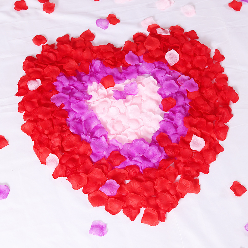 Wedding supplies petals wedding room decoration hand-drawn flowers…