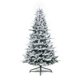 厂家直供2.1mPVC落雪植绒圣诞树 外贸圣诞节装饰品 圣诞节日摆件