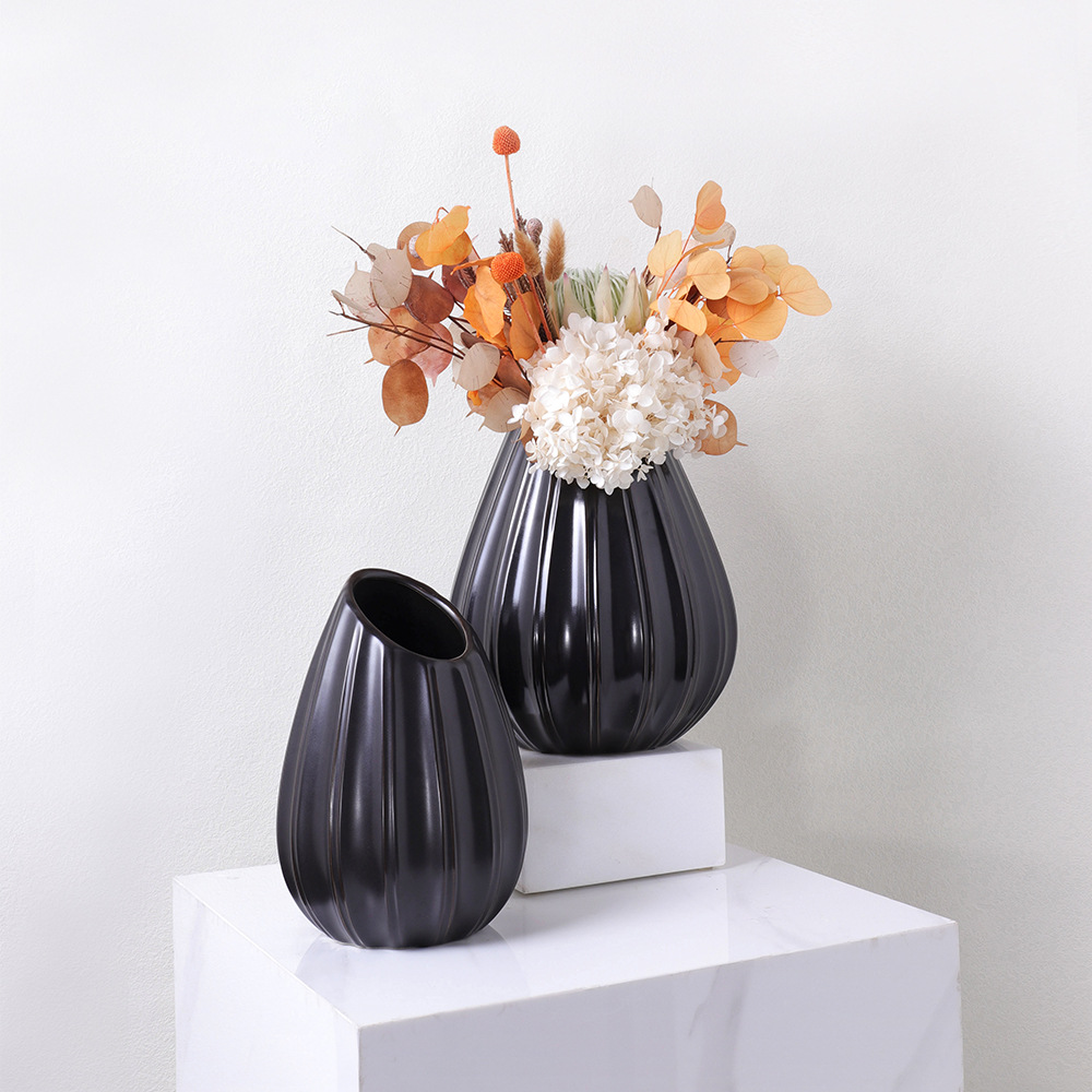 欧式电镀美式花瓶摆件 客厅玄关创意简约家居样板间装饰花瓶批发