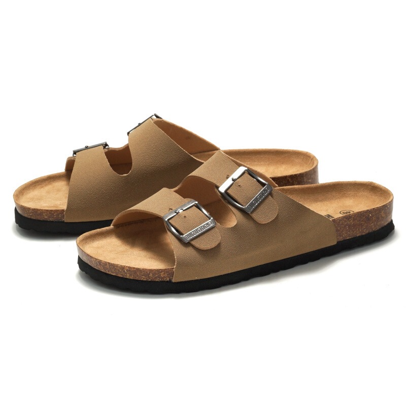 Ruizu 2026 New Spring and Summer Men's Cork Slippers, Women's Sandals, Student Beach Shoes, Trendy Loose-Fitting Shoes Ruizu 2026 New Spring and Summer Men's Cork Slippers, Women's Sandals, Student Beach Shoes, Trendy Loose-Fitting Shoes
