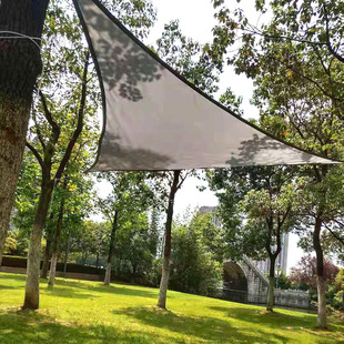 Cross-Border Triangular Sunshade 420D Oxford Cloth Polyester Waterproof and Anti-Scratch Outdoor Canopy Sunshade
