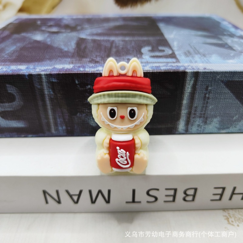 クロスボーダー LABUBU キーホルダーブラインドボックスおもちゃトレンディな PVC LABUBU キーホルダーパーソナライズされたバッグペンダント卸売|undefined
