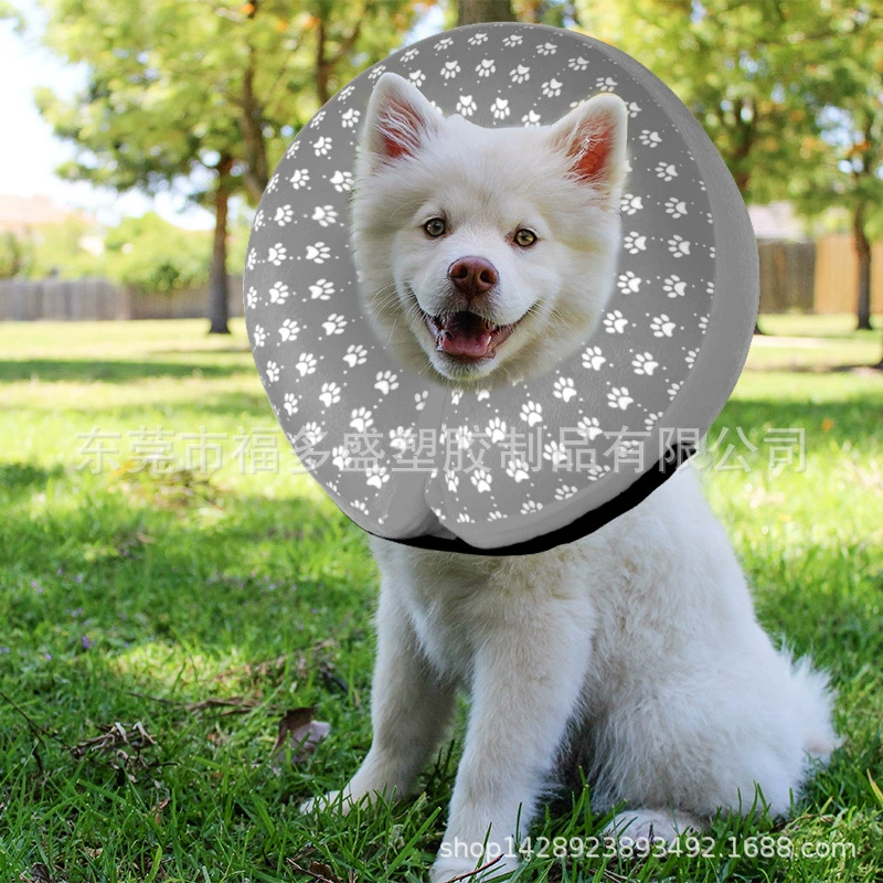 В наличии трансграничная электронная коммерция Elizabeth кольцо ПВХ надувной ошейник Съемный и моющийся Собака Анти-укусы кольцо ошейник для домашних животных