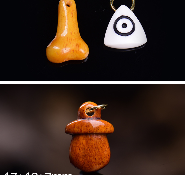 Xizang-Style Carved Bone Beads for Crafts, Buddhist Prayer Beads, Handmade DIY Semi-Finished Small Pendants, Clips, Spacer Beads, and Accessories