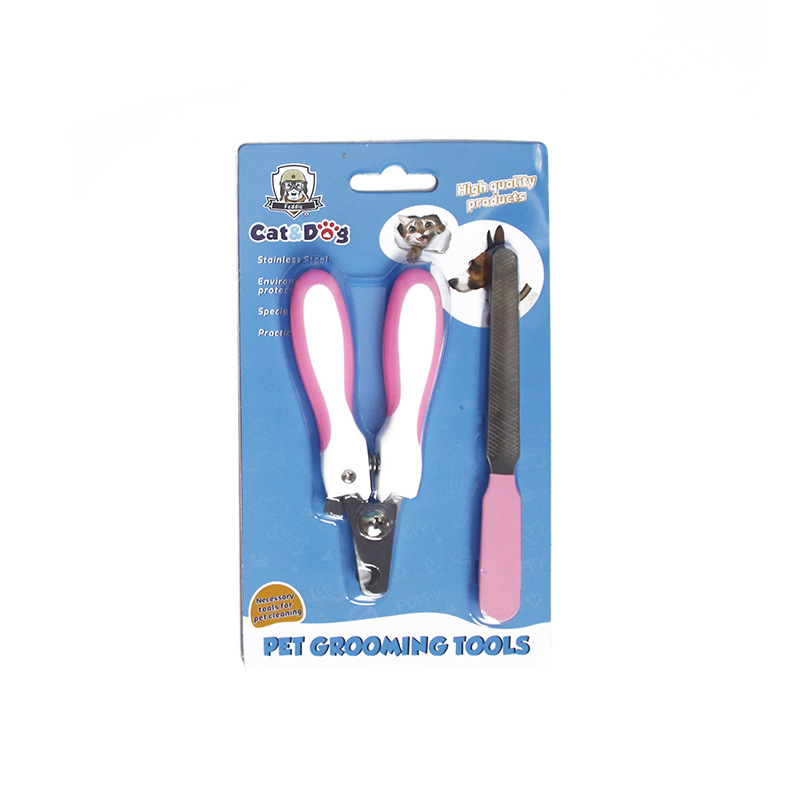 Cortadoras de uñas para mascotas Teddy pequeños gatos y perros productos de limpieza con archivos Kit de cortadoras de uñas para gatos pinzas de uñas para mascotas