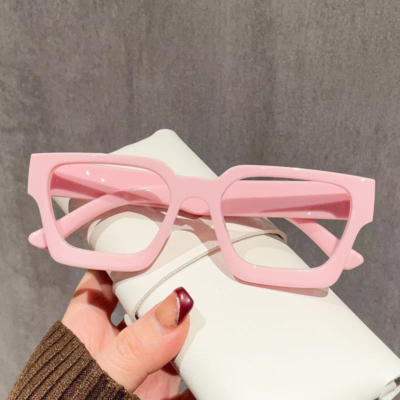 Plain Glasses Women's 2024 Flat Glasses with Myopia Korean Wave Glasses Frame Frame Men's No-degree Ins Concave Eyes Plain Glasses Women's 2024 Flat Glasses with Myopia Korean Wave Glasses Frame Frame Men's No-degree Ins Concave Eyes
