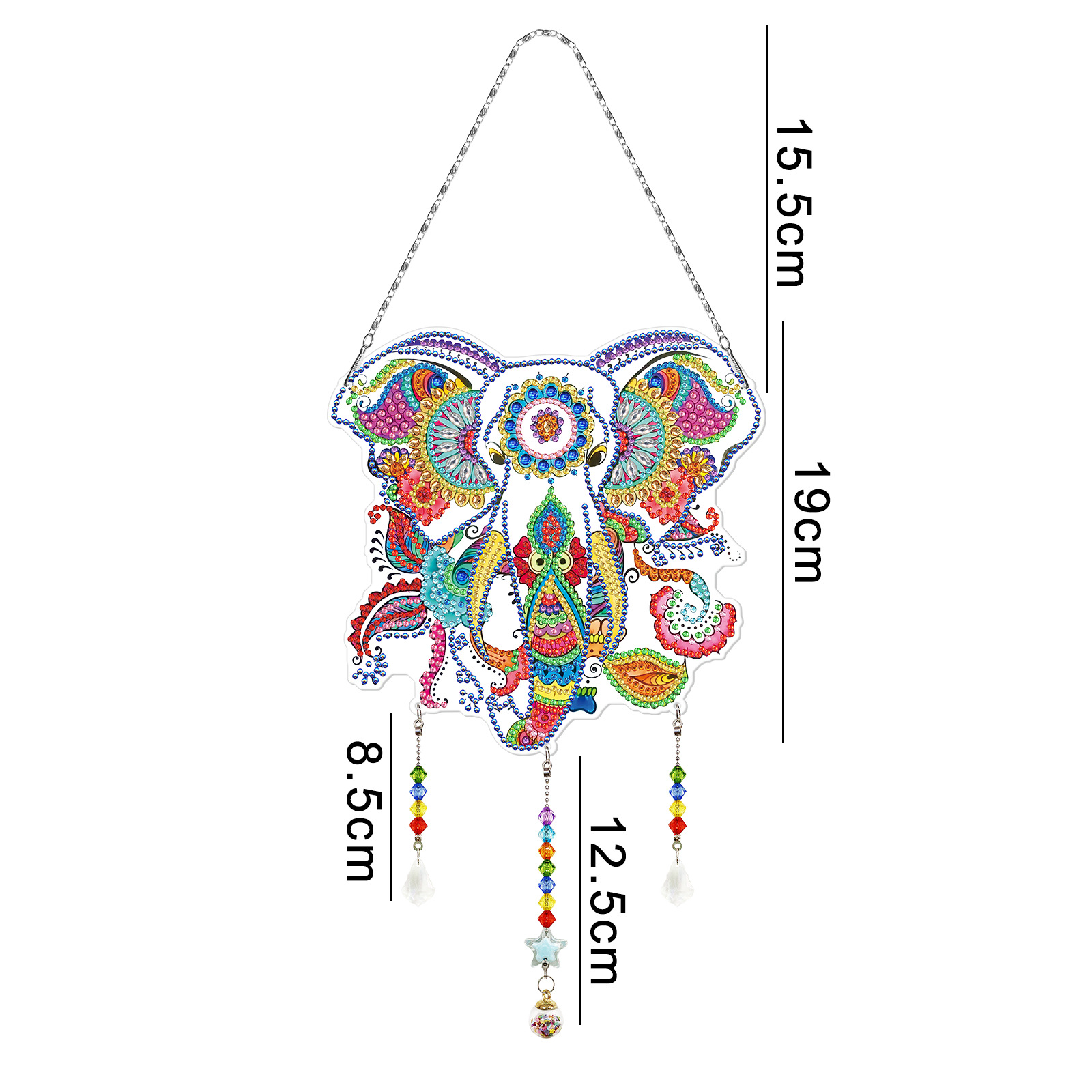 Accesorios para pintura de diamantes, adornos colgantes DIY, bordados de diamantes de imitación hechos a mano, cuadros colgantes de PVC, pinturas decorativas con cuentas, disponibles para distribución y venta al por mayor.