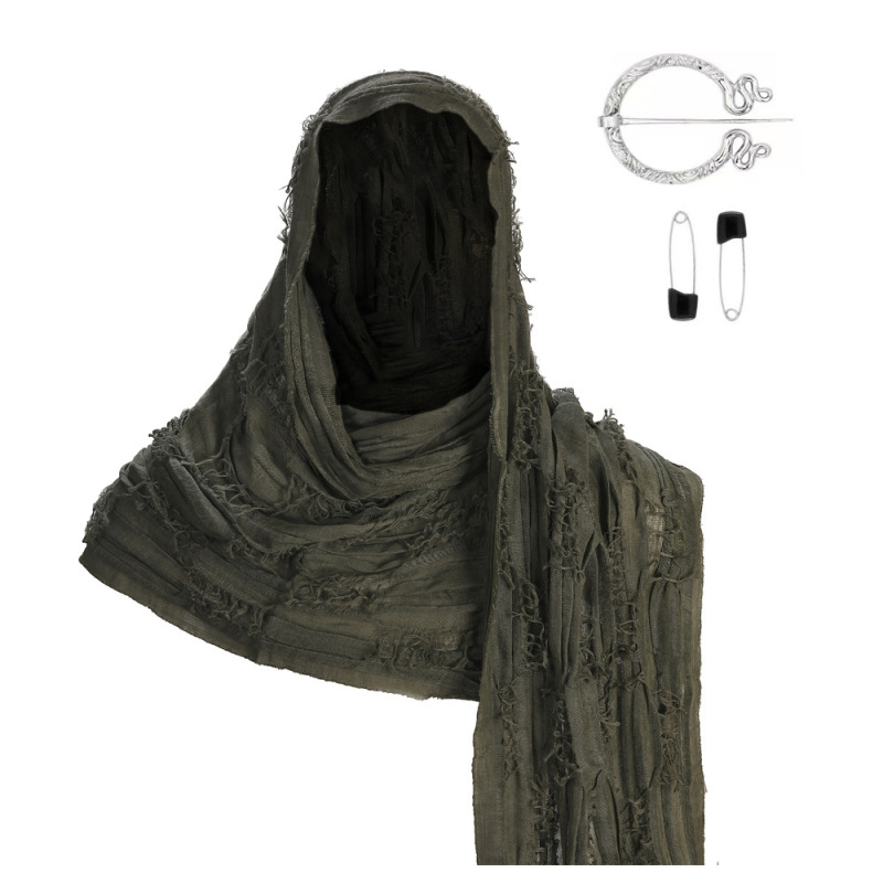 Cross-Border New Style Headscarf Shawl for Women, Tassel Gauze Scarf, Retro Stage Performance Clothing Accessories Cross-Border New Style Headscarf Shawl for Women, Tassel Gauze Scarf, Retro Stage Performance Clothing Accessories