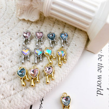 14K��ɫ���ʯ�����ڻ����ĵ�׹DIY����ֹ���������װ�ιҼ�W