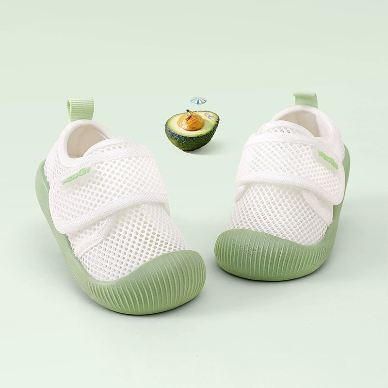 2024 новые летние кроссовки детские сандалии для мальчиков Нескользящая мягкая подошва детская обувь сетка дышащая обувь для девочек обувь