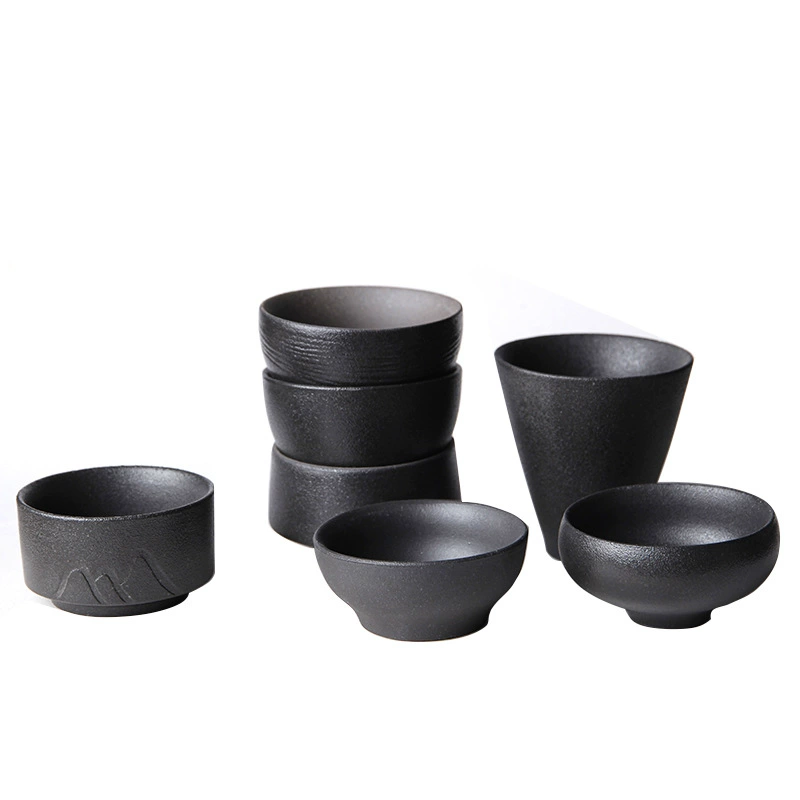 Japanese tea cup, retro ceramic tea set, DIY