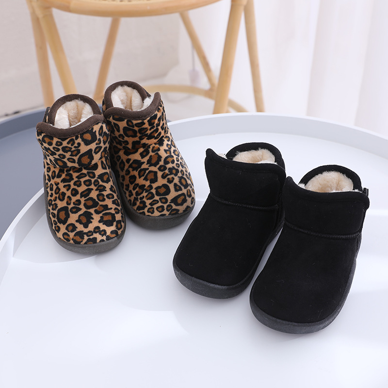 Childrens Snow Boots With Plush Insulation For Boys And Girls_voghion.com