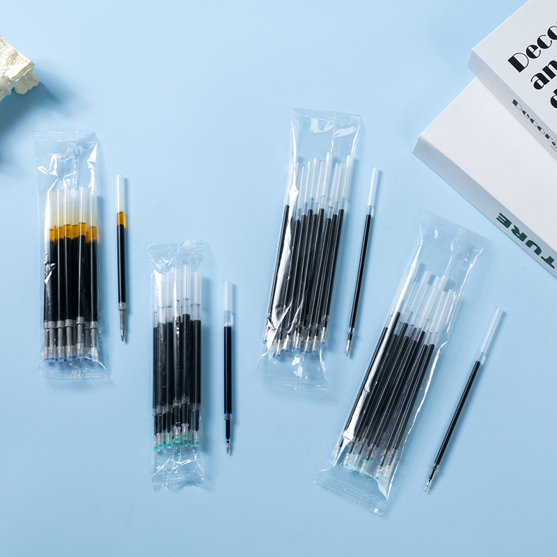 Pen Refill Pack St Pen Refill Bullet Tip Needle Tube K35 Retractable Gel Pen Refill Carbon Ink Wholesale