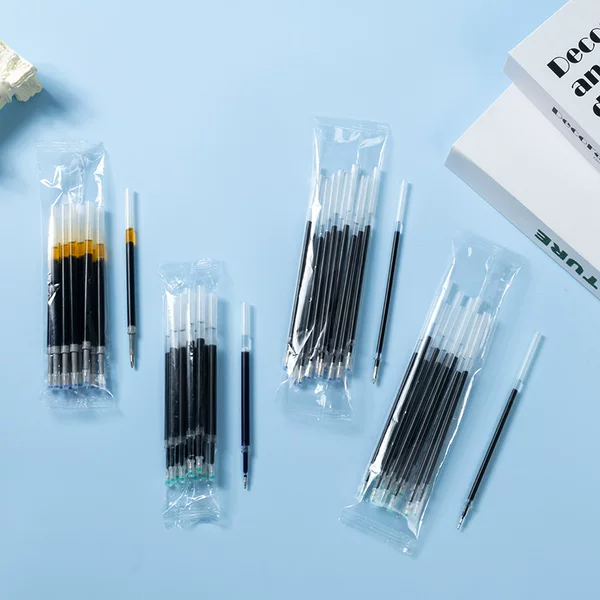 Pen Refill Pack St Pen Refill Bullet Tip Needle Tube K35 Retractable Gel Pen Refill Carbon Ink Wholesale