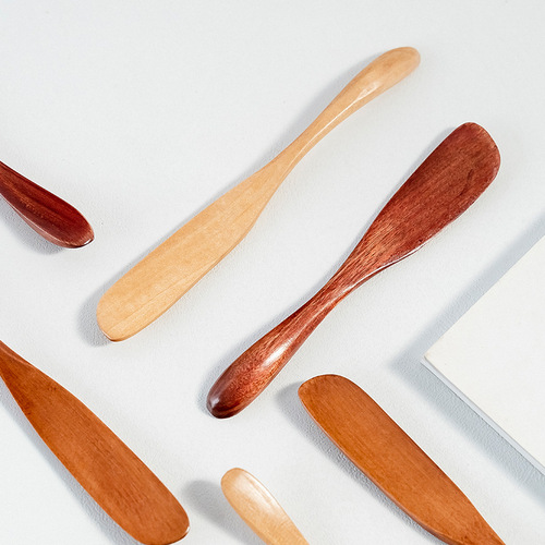 Japanese-style wooden spatula baking scraper home sweet knife dumpling filling knife filling knife tableware factory wholesale
